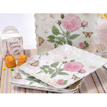 (BC-TM1023) Hot-Sell High quality Reuseable Melamine Serving Tray